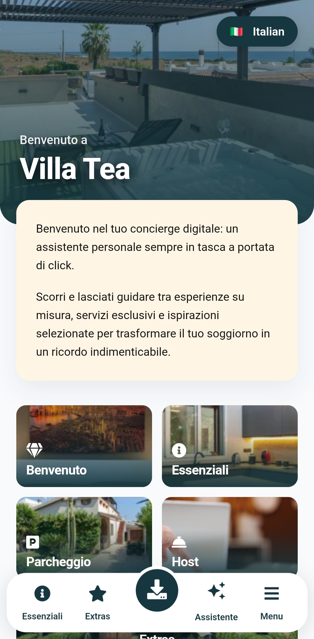 Concierge digitale Klefs visto dall’ospite